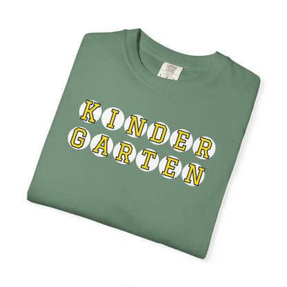 KINDERGARTEN YELLOW PLAYER NUMBER T-SHIRT