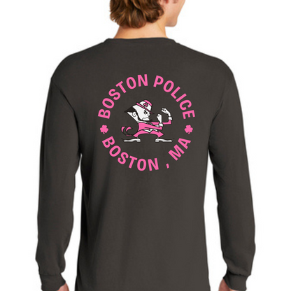 BOSTON POLICE BREAST CANCER AWARENESS LONG SLEEVE