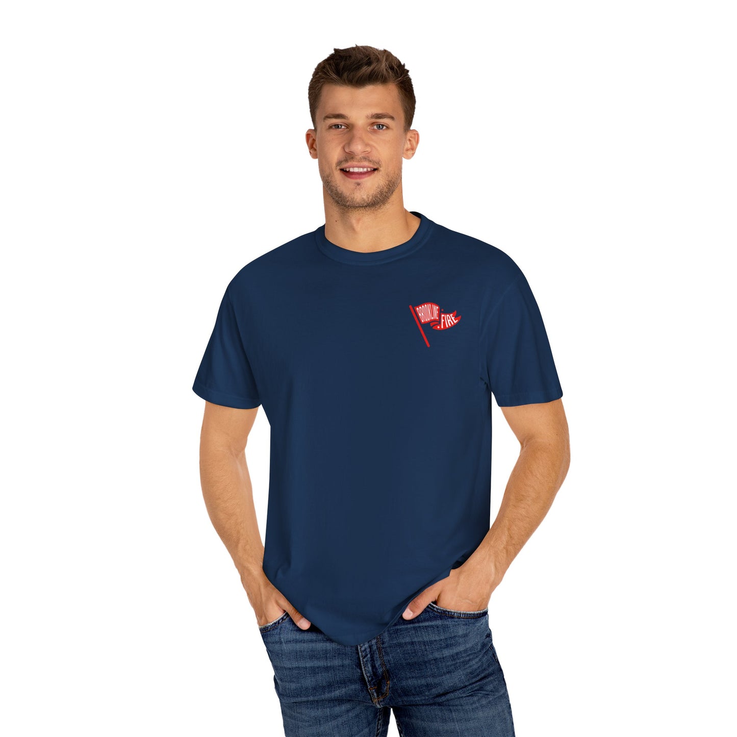 BROOKLINE FIRE FLAG T-SHIRT