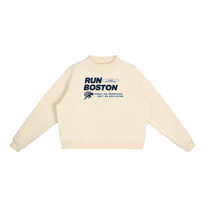 RIGHT ON HEREFORD MOCK-NECK CREW