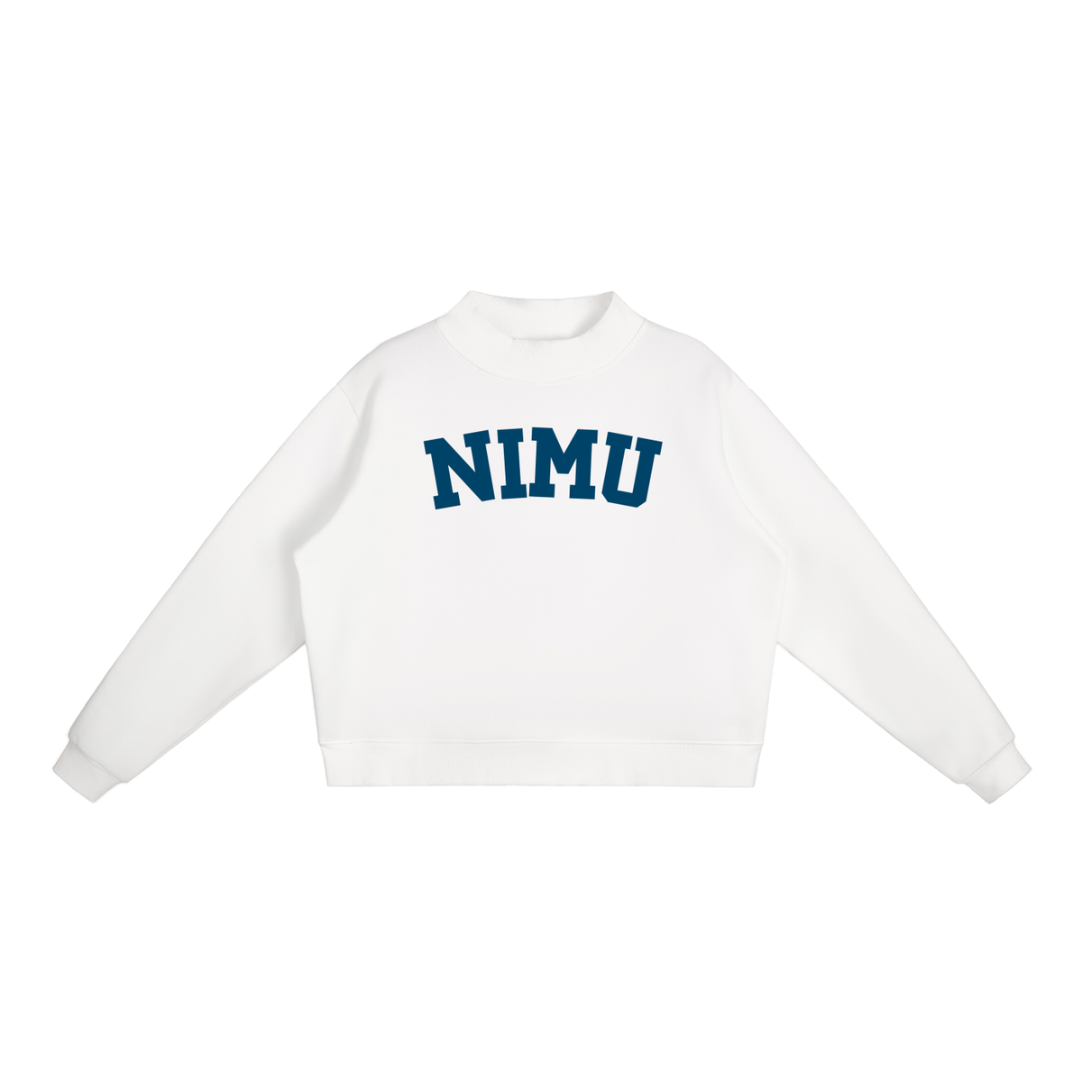 NIMU BLOCK LETTER MOCK NECK