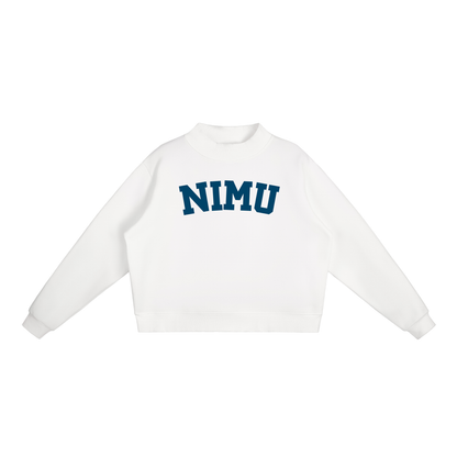 NIMU BLOCK LETTER MOCK NECK