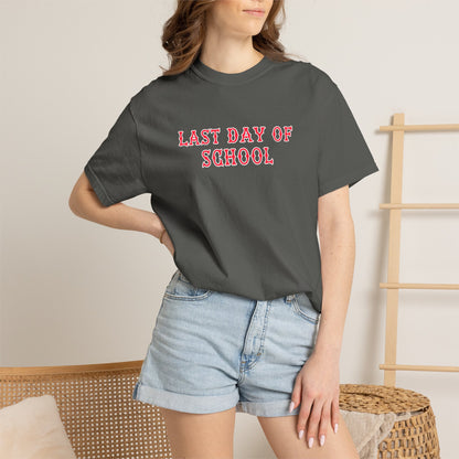 RED FENWAY LAST DAY OF SCHOOL TEE