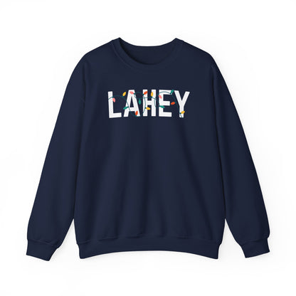 LAHEY HOLIDAY LIGHTS HEAVY BLEND CREWNECK