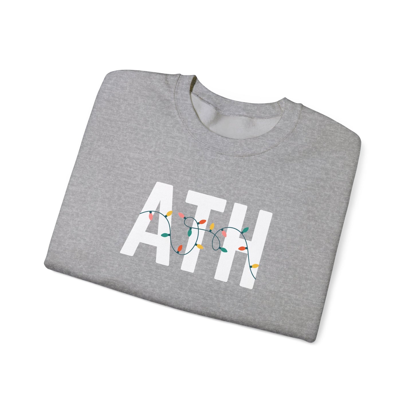 ATH HOLIDAY LIGHTS HEAVY BLEND CREWNECK