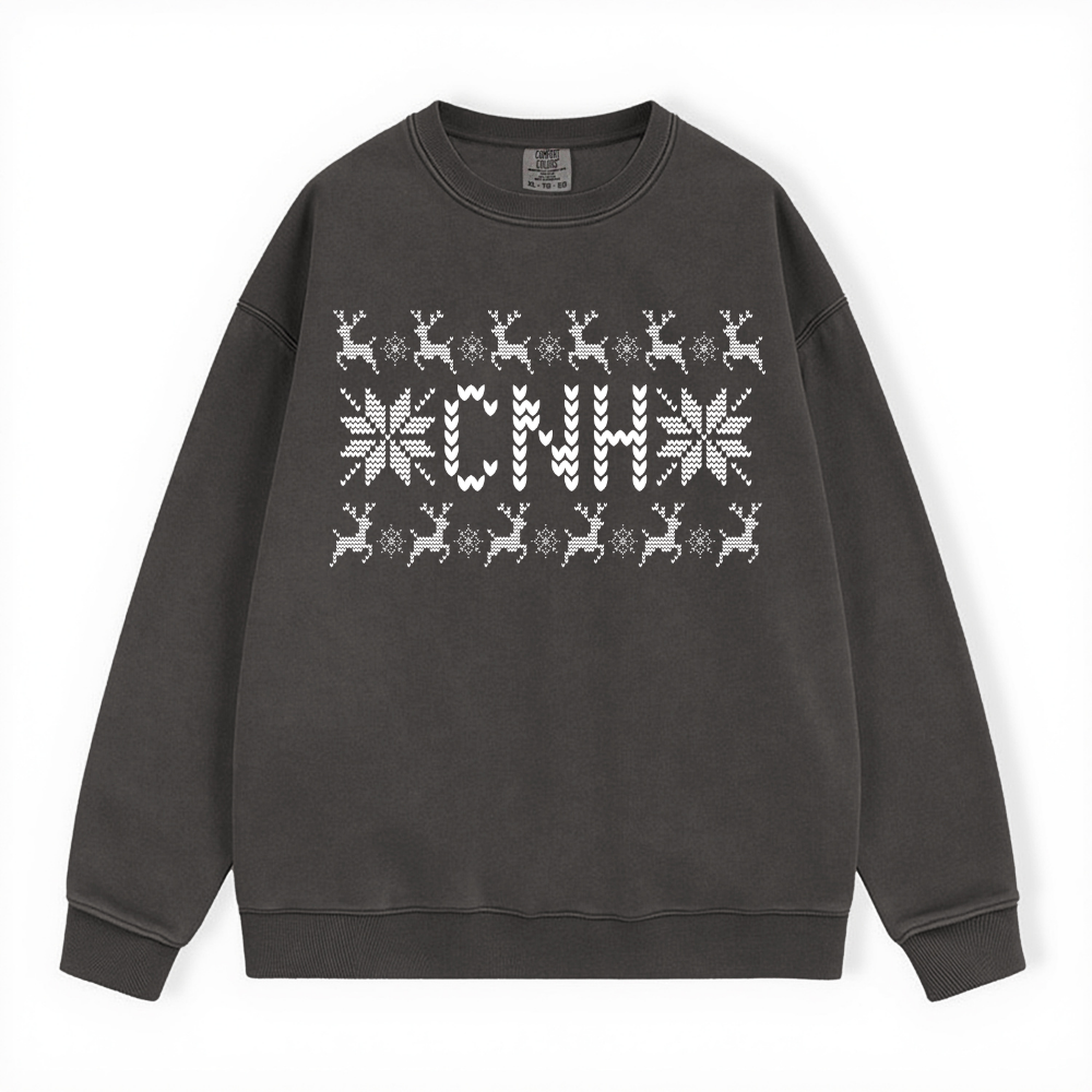 CNH UGLY SWEATER COMFORT COLORS CREWNECK