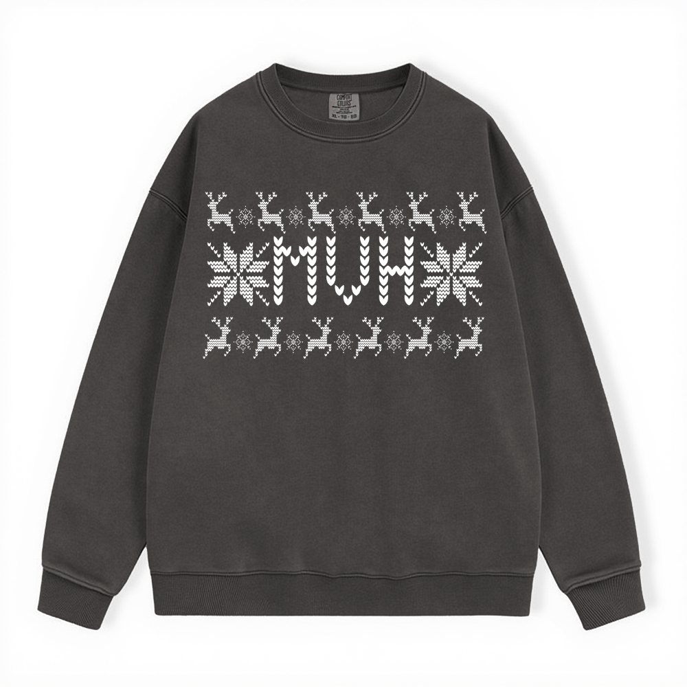 MVH UGLY SWEATER COMFORT COLORS CREWNECK