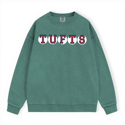 TUFTS RETIRED SOX LETTERS CREWNECK