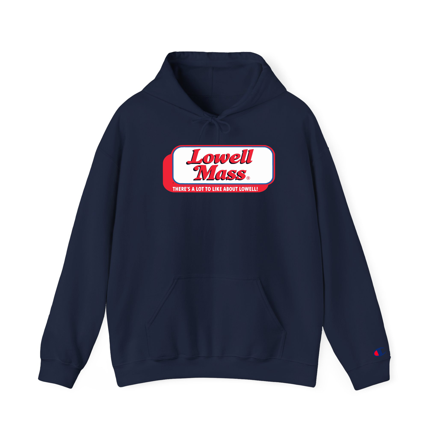 A LOT TO LIKE ABOUT LOWELL CHAMPION HOODIE