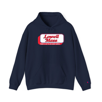 A LOT TO LIKE ABOUT LOWELL CHAMPION HOODIE