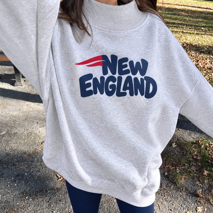 NEW ENGLAND GAME DAY MOCK NECK