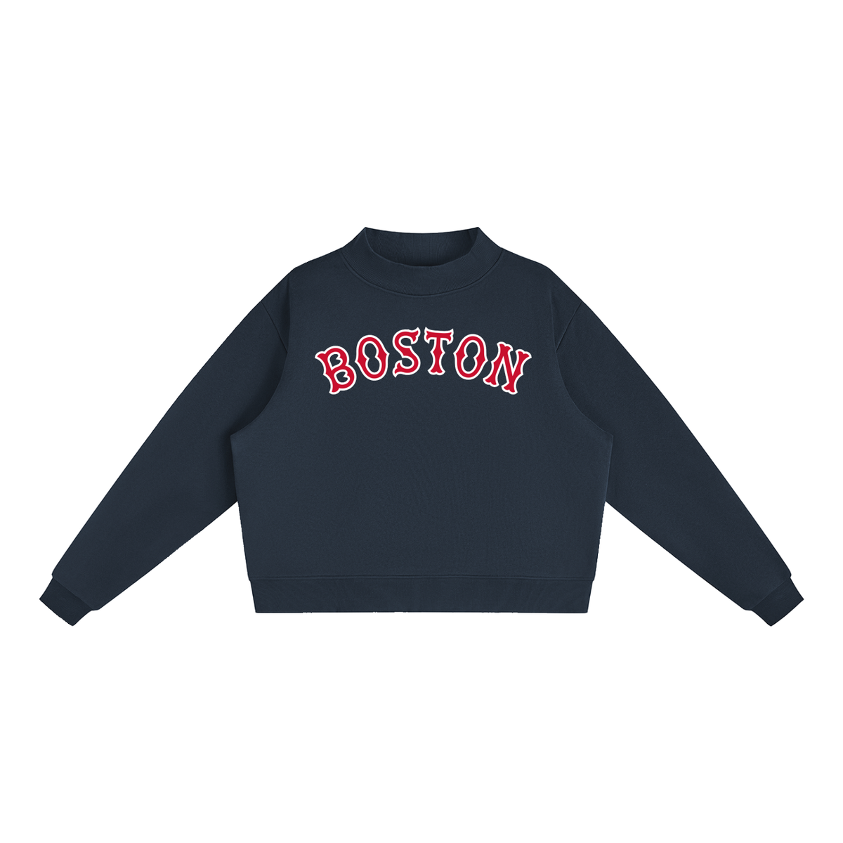 GO SOX NAVY MOCK NECK