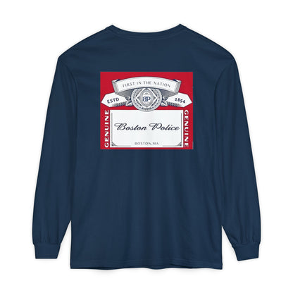 BOSTON POLICE CROWN LABEL LONG SLEEVE
