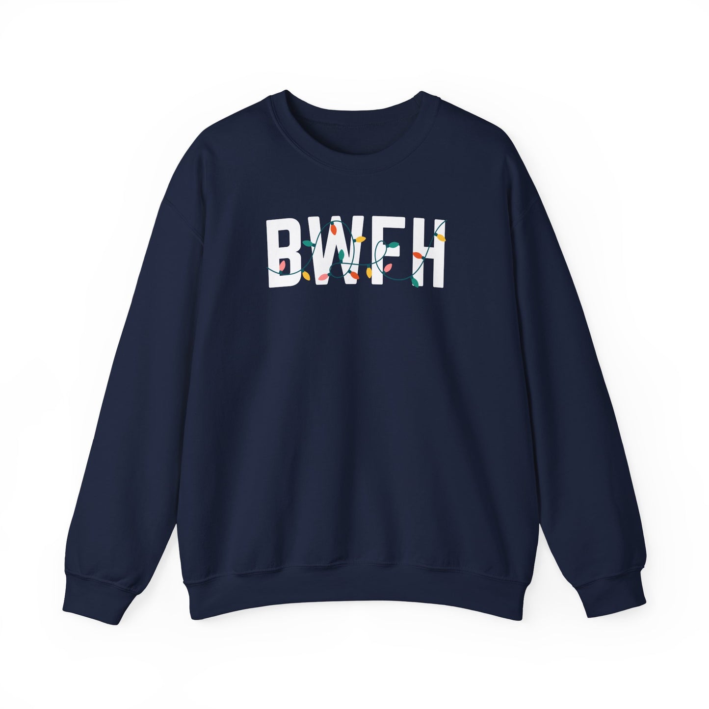 BWFH HOLIDAY LIGHTS HEAVY BLEND CREWNECK