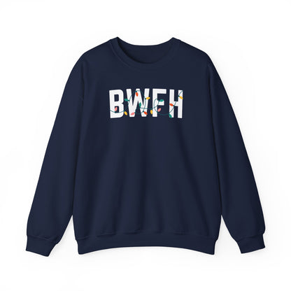 BWFH HOLIDAY LIGHTS HEAVY BLEND CREWNECK