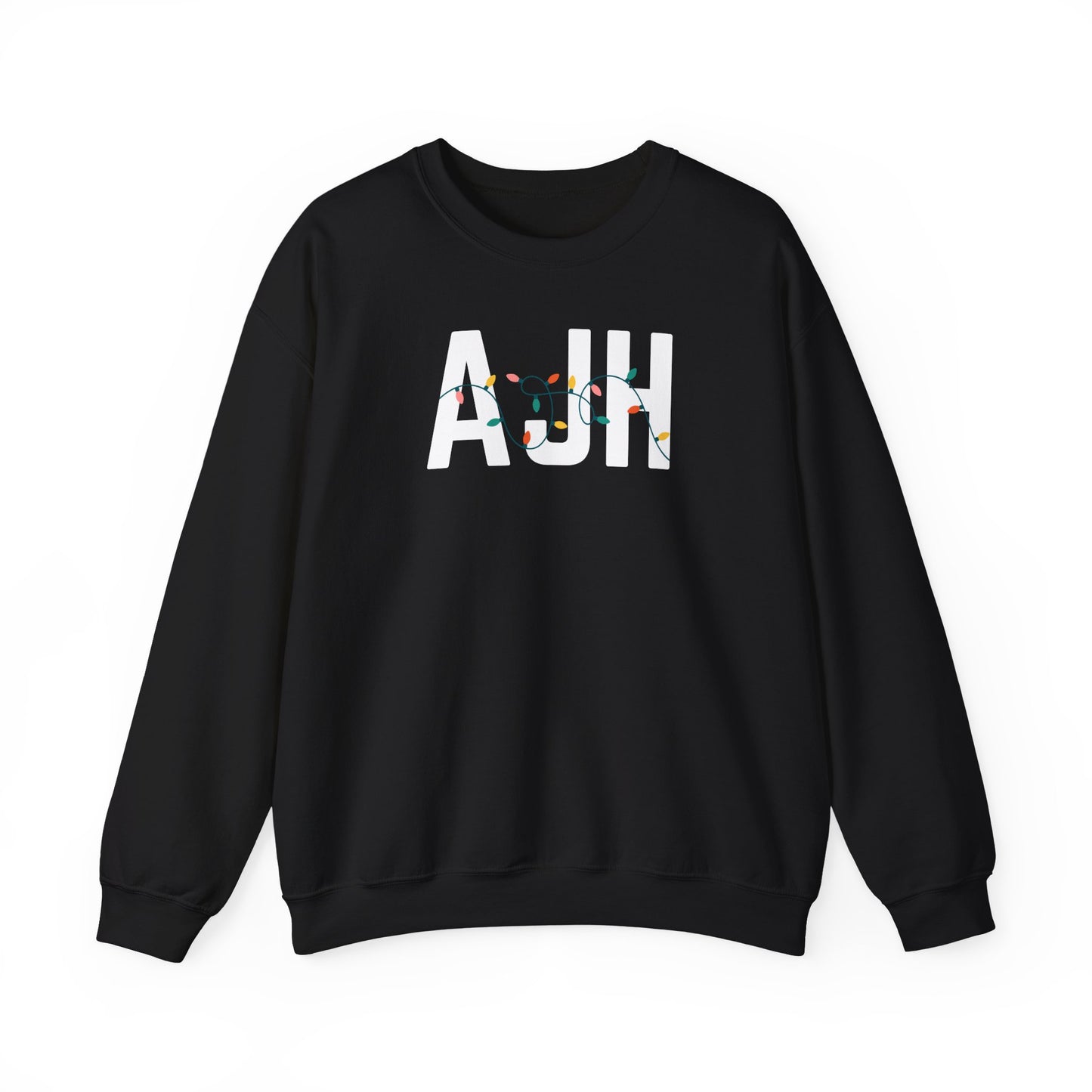 AJH HOLIDAY LIGHTS HEAVY BLEND CREWNECK