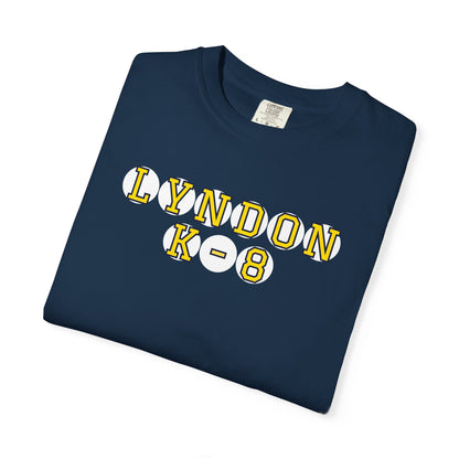 LYNDON K-8 YELLOW PLAYER LETTERS T-SHIRT