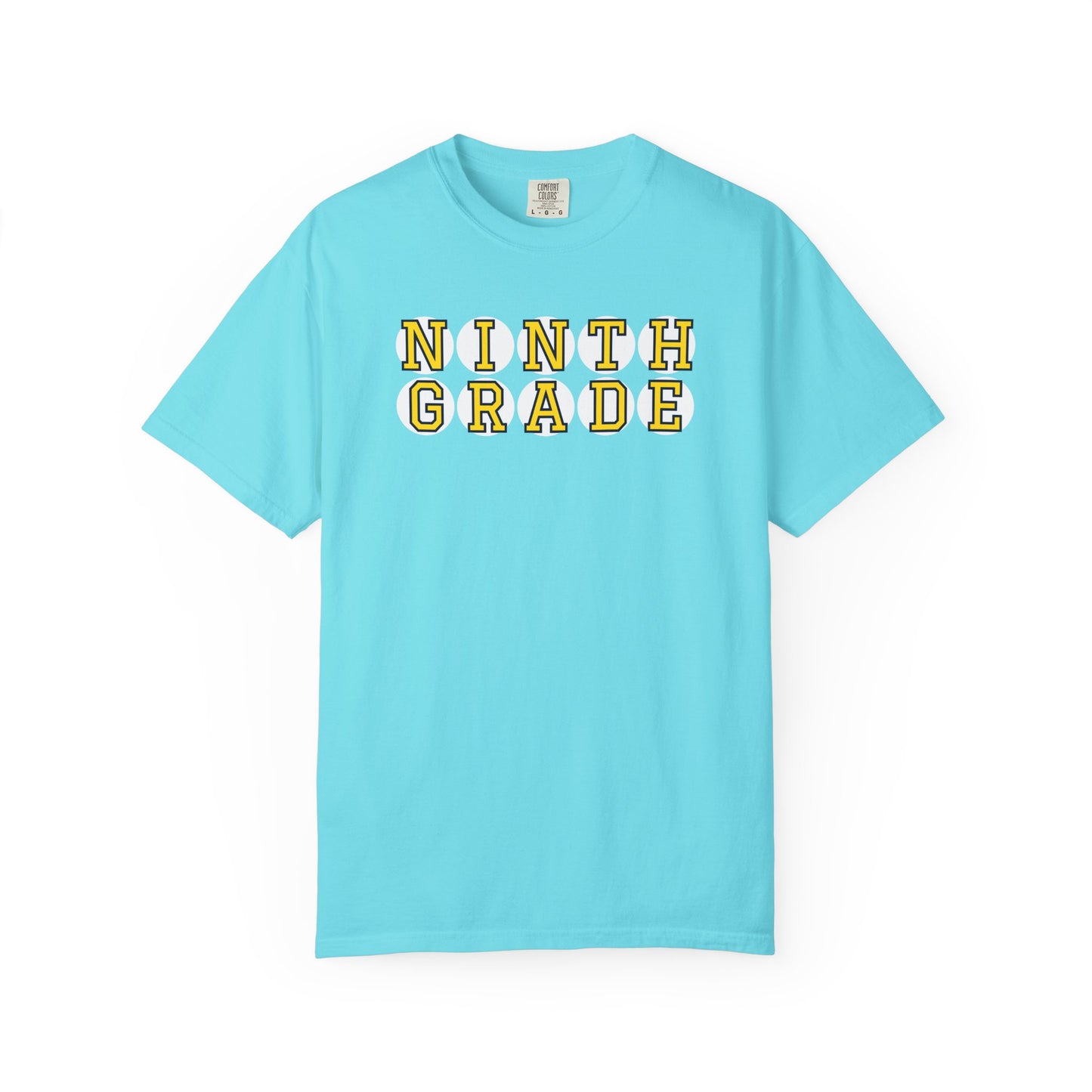 NINTH GRADE YELLOW PLAYER LETTERS T-SHIRT