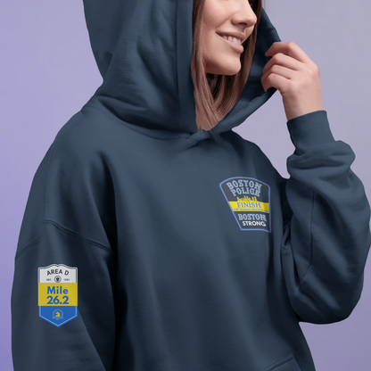 BPD AREA D BOSTON MARATHON HOODIE