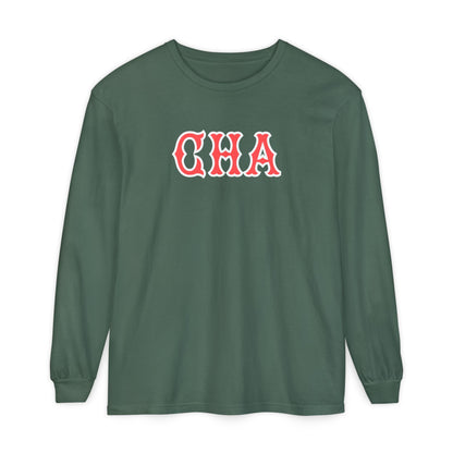 CHA SOX LETTERS LONG SLEEVE