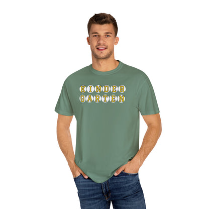 KINDERGARTEN YELLOW PLAYER NUMBER T-SHIRT