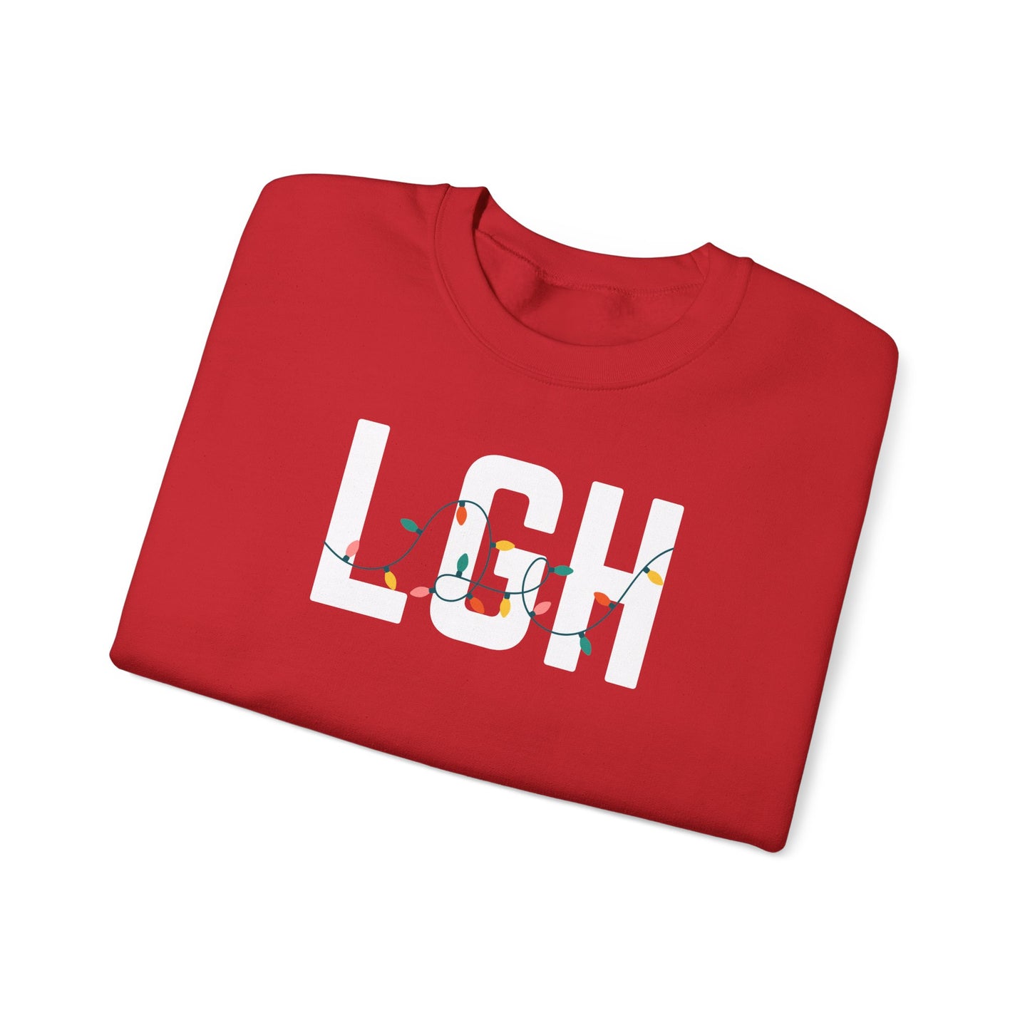 LGH HOLIDAY LIGHTS HEAVY BLEND CREWNECK