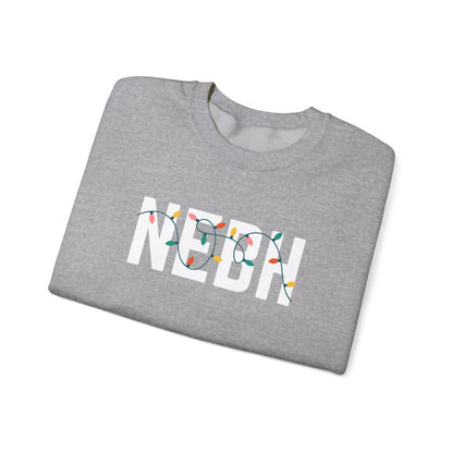 NEBH HOLIDAY LIGHTS HEAVY BLEND CREWNECK