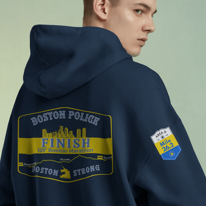 BPD AREA D BOSTON MARATHON HOODIE