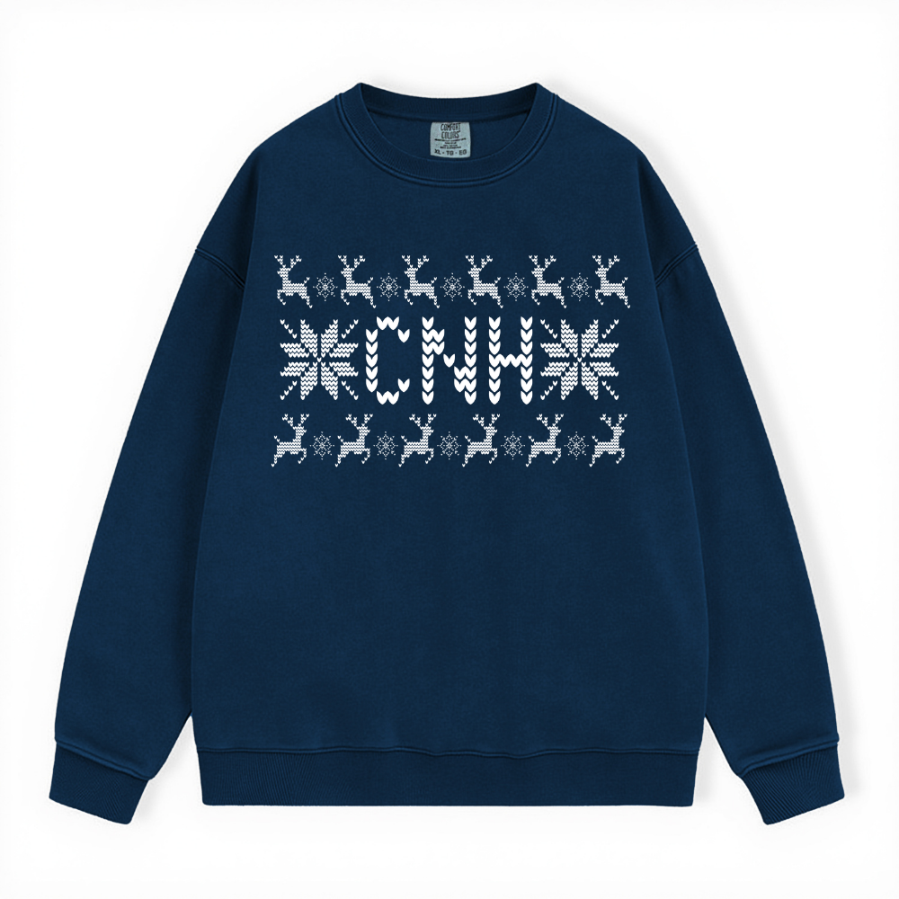 CNH UGLY SWEATER COMFORT COLORS CREWNECK