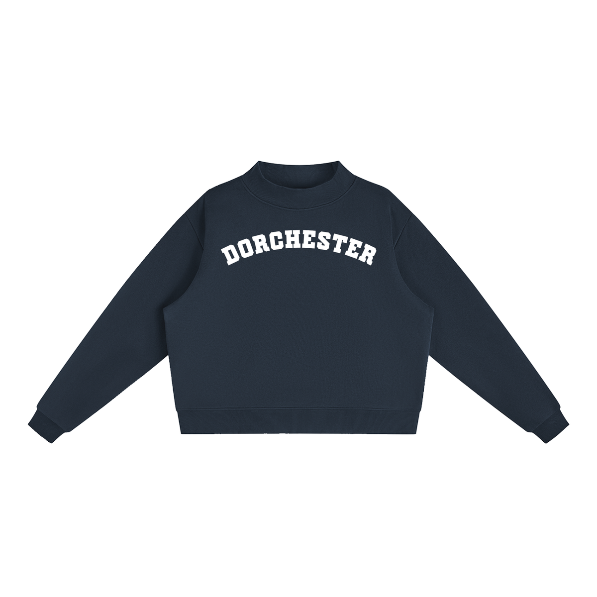 DORCHESTER BLOCK LETTERS MOCK NECK