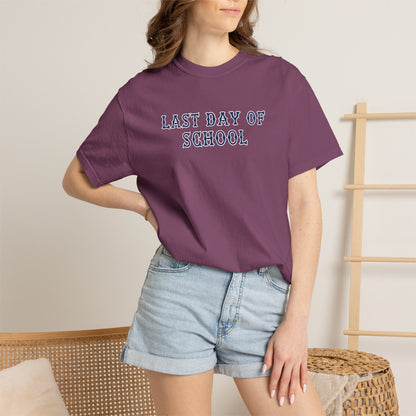 NAVY FENWAY LAST DAY OF SCHOOL TEE