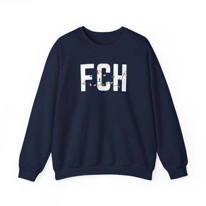 FCH HOLIDAY LIGHTS HEAVY BLEND CREWNECK