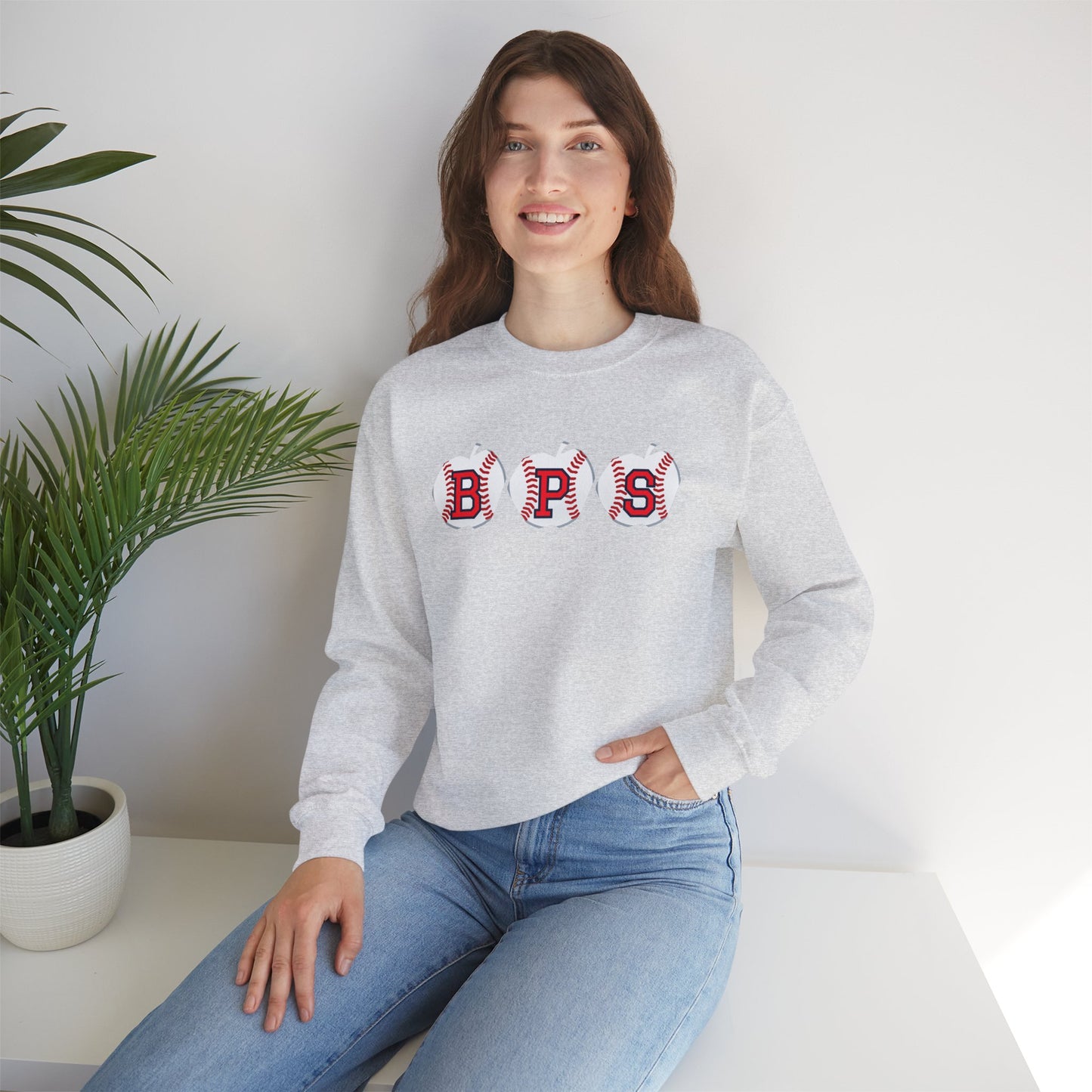 BPS APPLE GILDAN CREWNECK