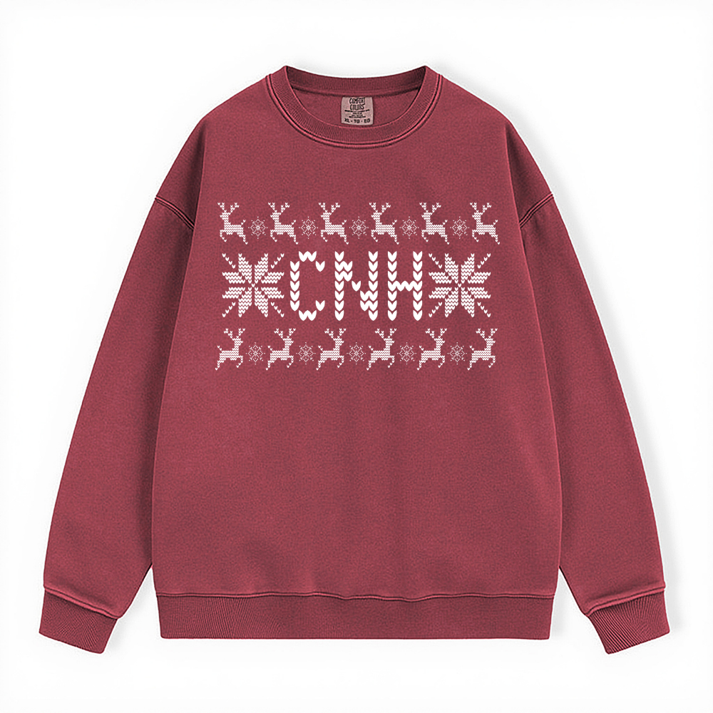 CNH UGLY SWEATER COMFORT COLORS CREWNECK