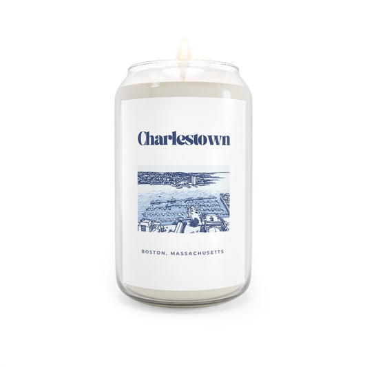 Blue Charlestown Scented Soy Candle