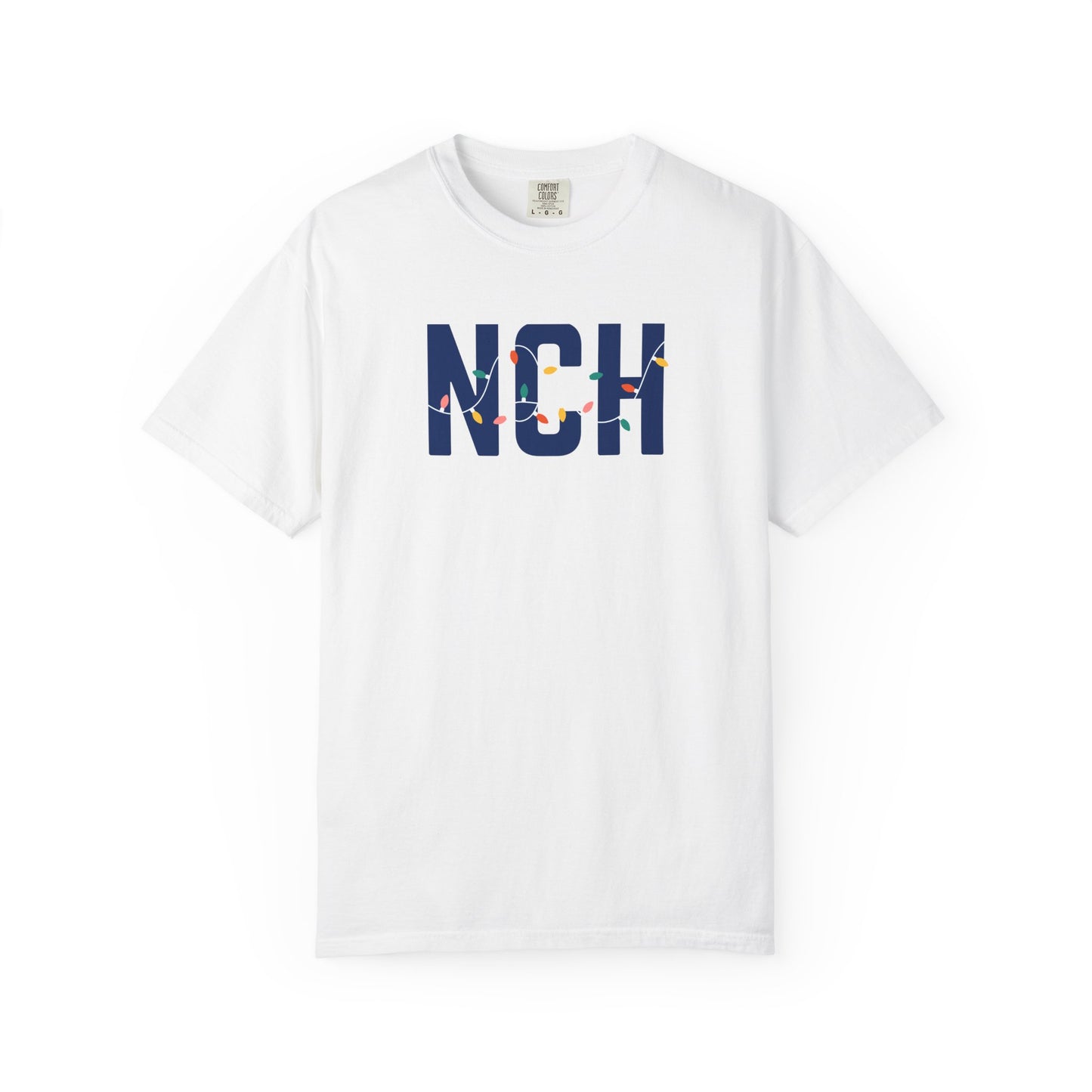 NCH HOLIDAY LIGHTS T-SHIRT - WHITE