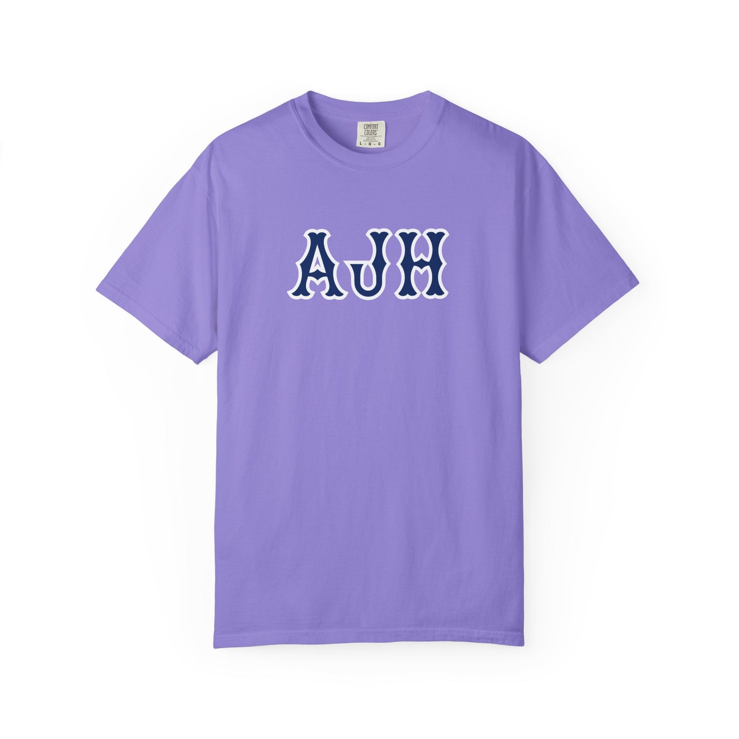 AJH NAVY SOX LETTERS TEE
