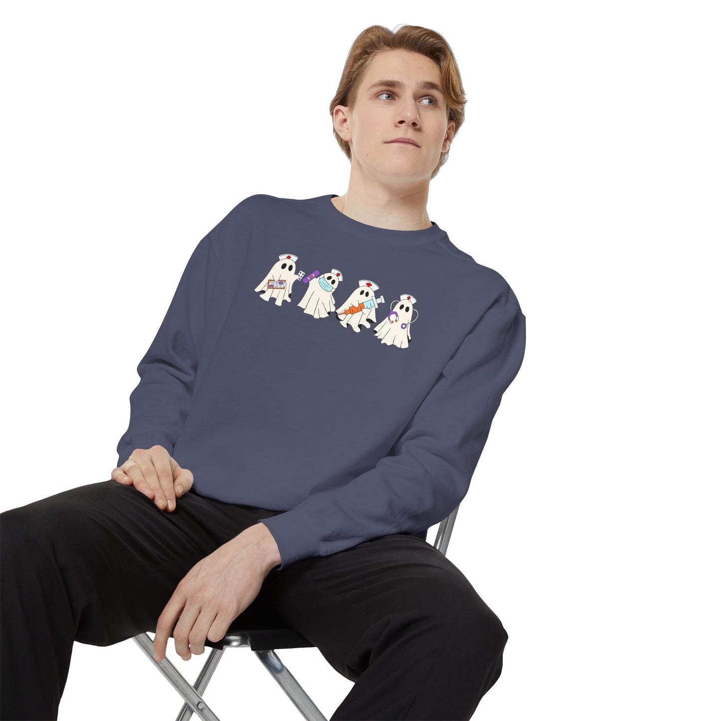 BOO BOO CREW GHOST CREWNECK