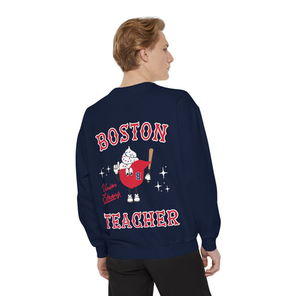 BOSTON TEACHER ICE CREAM COMFORT COLORS CREWNECK