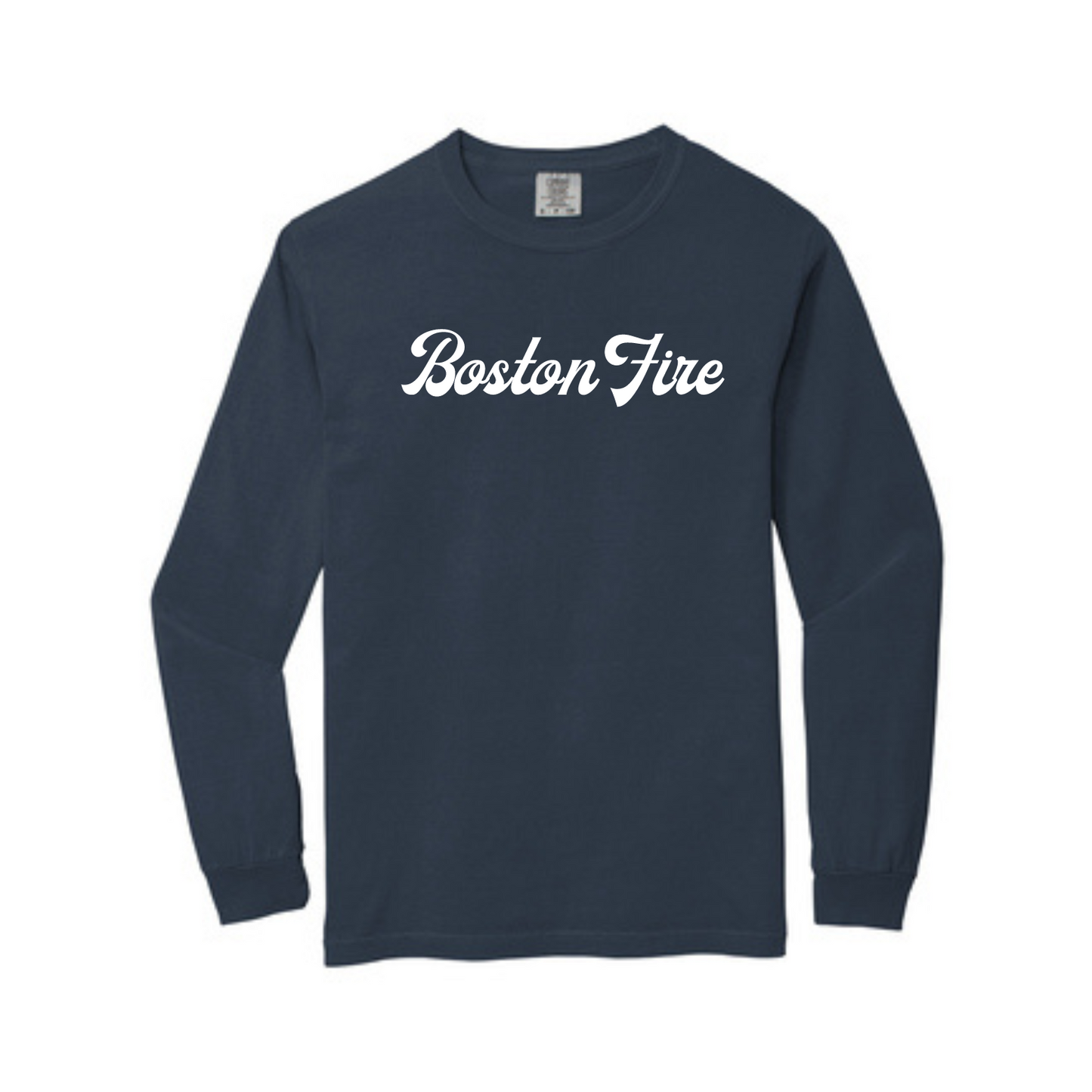 RETRO BOSTON FIRE LONG SLEEVE WHITE