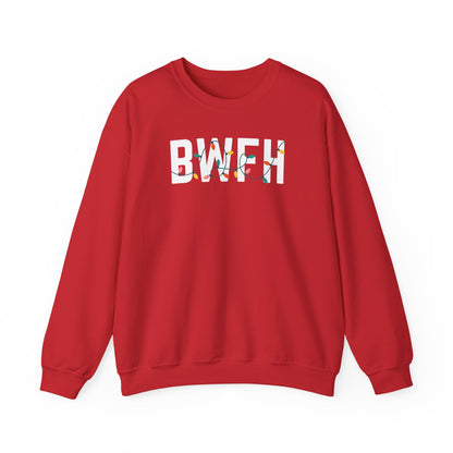 BWFH HOLIDAY LIGHTS HEAVY BLEND CREWNECK