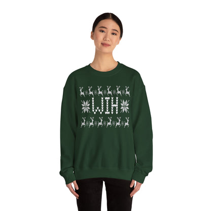 WIH UGLY SWEATER HEAVY BLEND CREWNECK