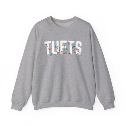 TUFTS HOLIDAY LIGHTS HEAVY BLEND CREWNECK
