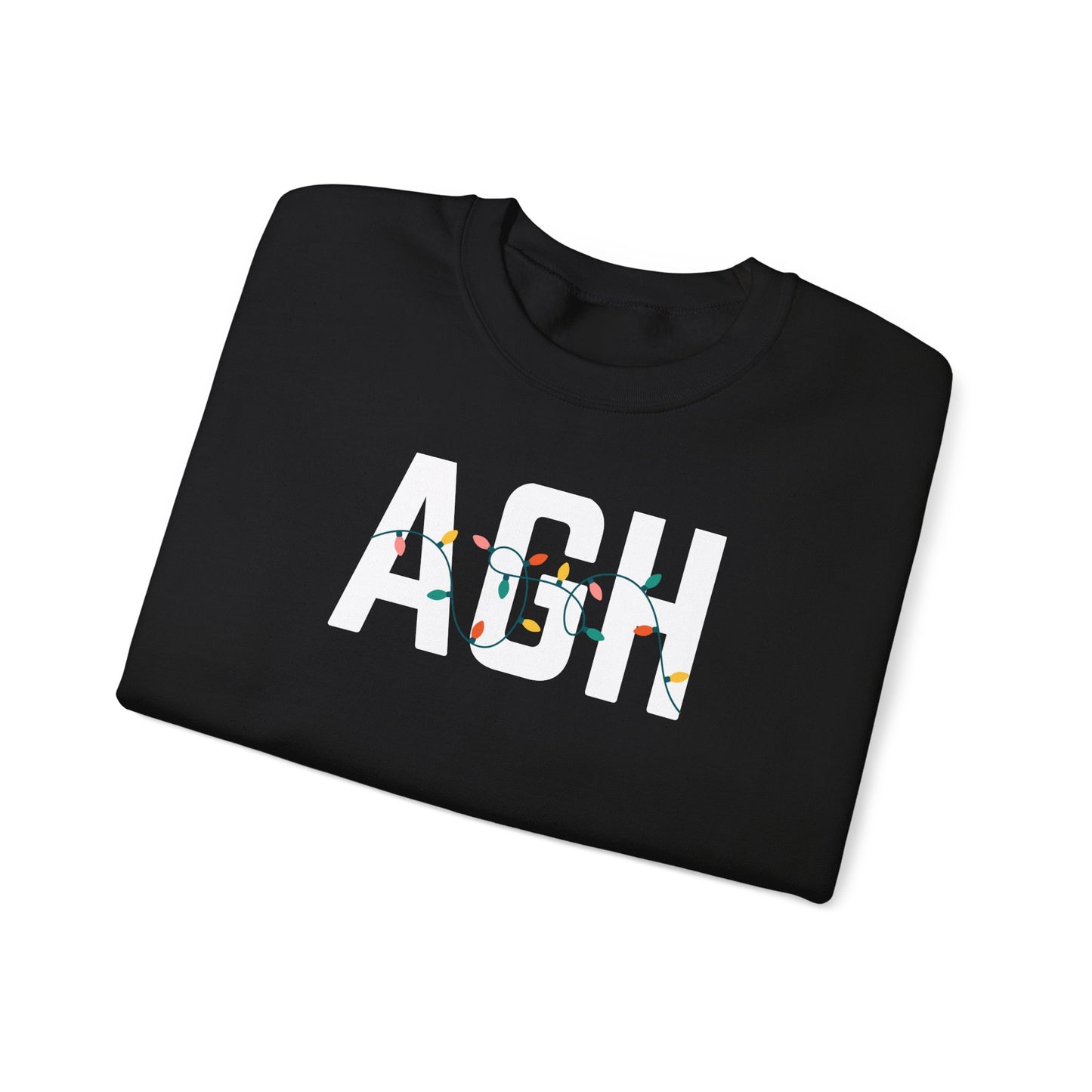 AGH HOLIDAY LIGHTS HEAVY BLEND CREWNECK