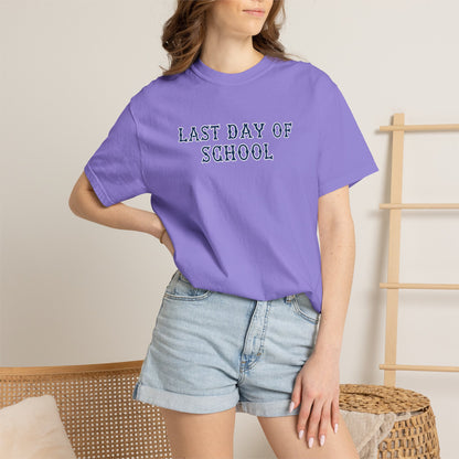 NAVY FENWAY LAST DAY OF SCHOOL TEE