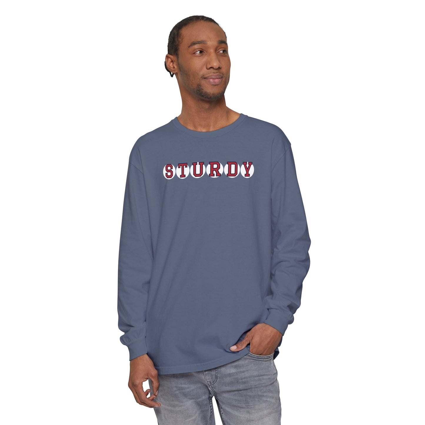STURDY RETIRED SOX LETTERS LONG SLEEVE