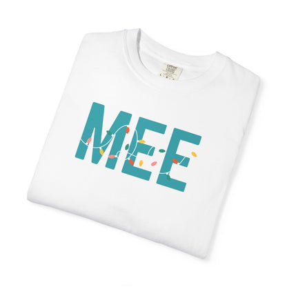 MEE HOLIDAY LIGHTS T-SHIRT - WHITE