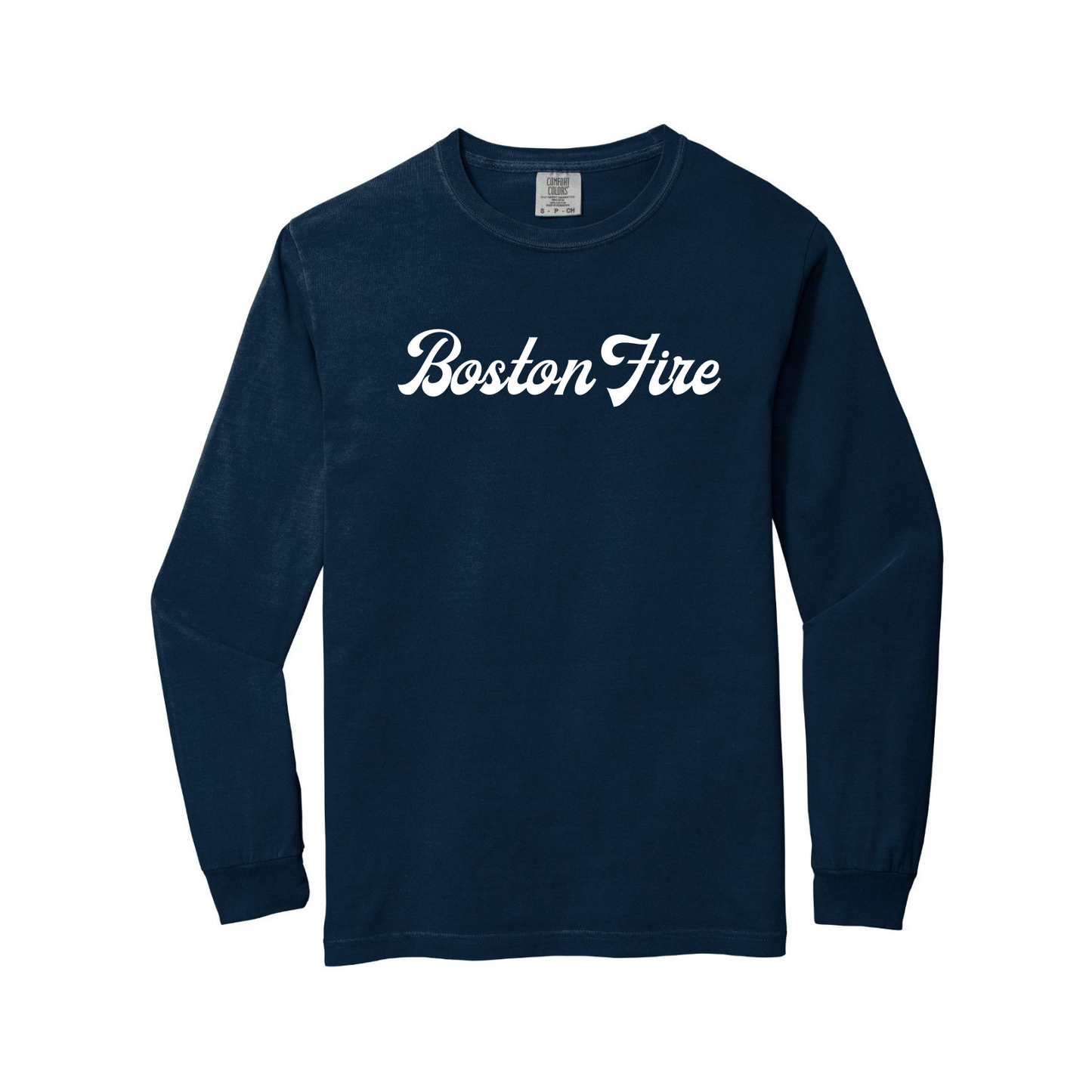 RETRO BOSTON FIRE LONG SLEEVE WHITE