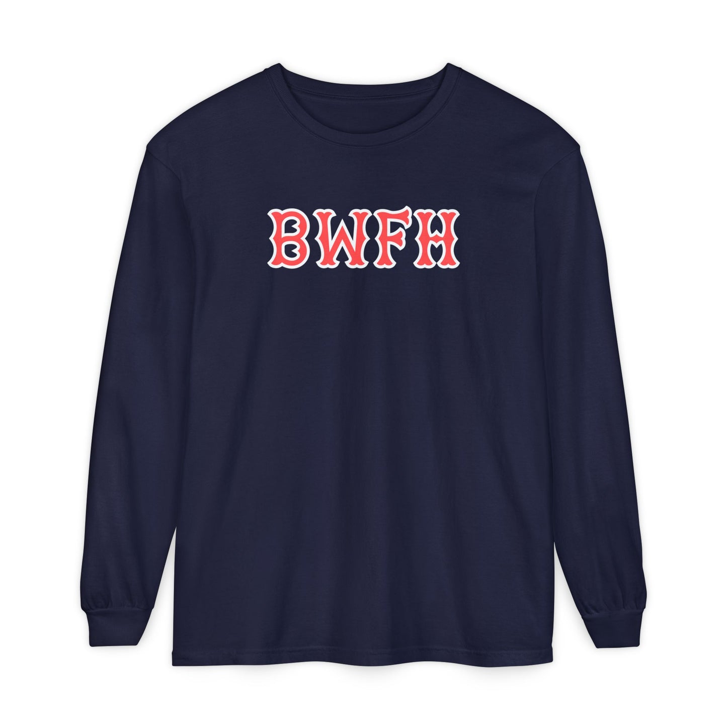 BWFH SOX LETTERS LONG SLEEVE