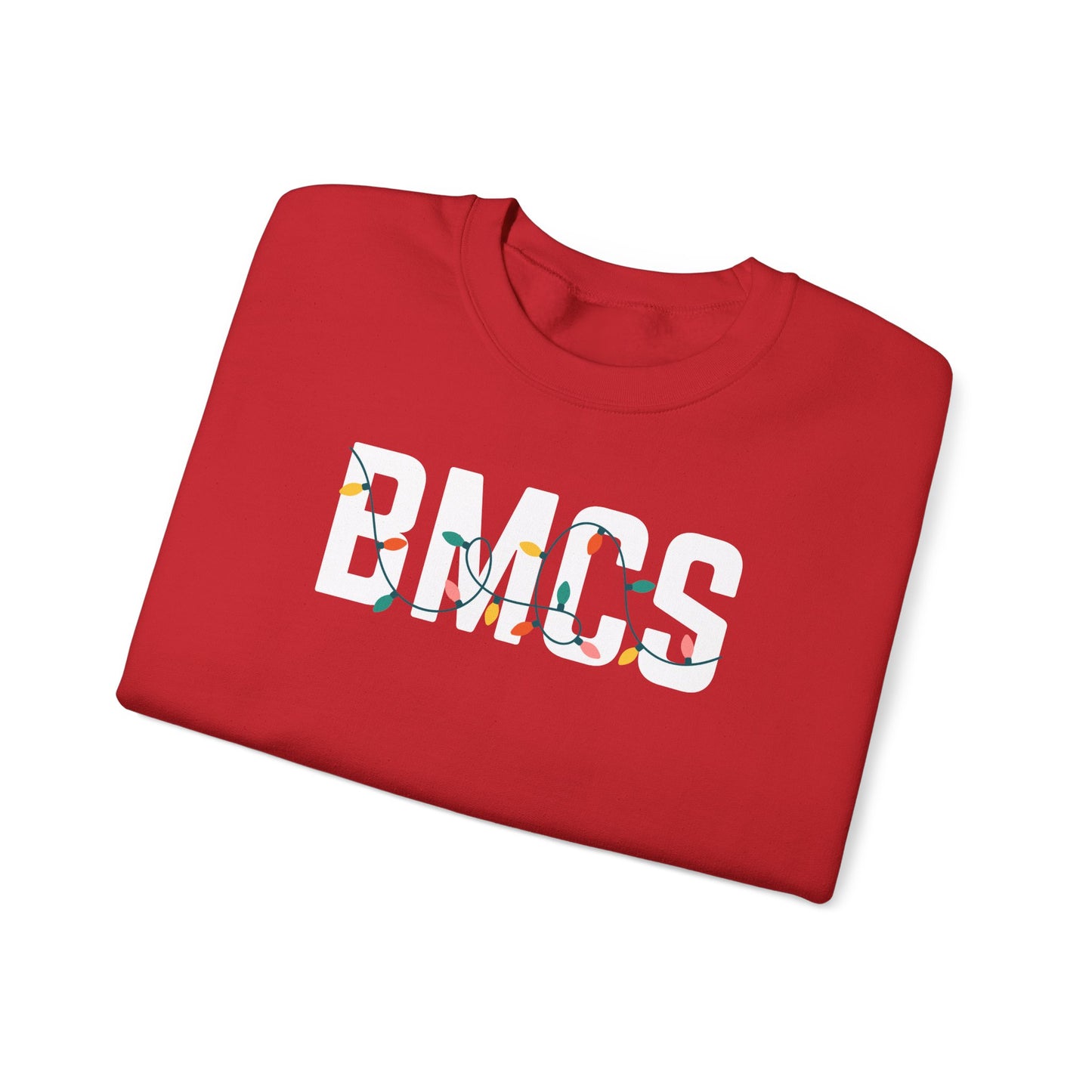 BMCS HOLIDAY LIGHTS HEAVY BLEND CREWNECK